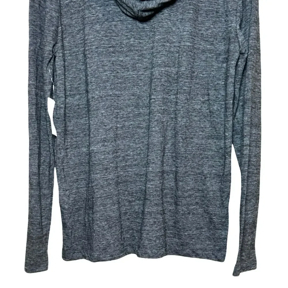 NWT Banana Republic Men’s Vintage Tee Long Sleeve Hooded Shirt Gray Size Large
